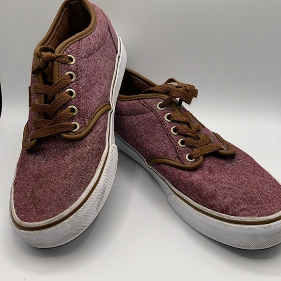 Vans Atwood Twill Red Size 8 - Picture 1 of 7